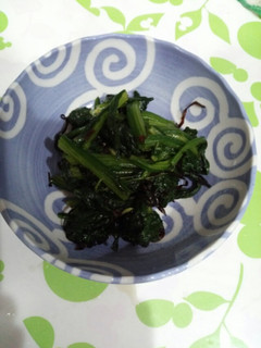 ほうれん草の塩昆布あえ-レシピのメイン写真