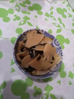 たけのことわかめの煮物~圧力鍋~-レシピのメイン写真