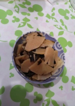 たけのことわかめの煮物～圧力鍋～-レシピのメイン写真