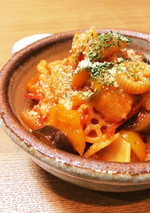 夏野菜♪ラタトゥイユdeマカロニサラダ-レシピのメイン写真