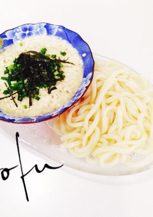 おぼろ豆腐で冷やしうどん♬簡単ヘルシー-レシピのメイン写真