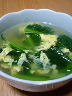 簡単 小松菜の中華スープ-レシピのメイン写真
