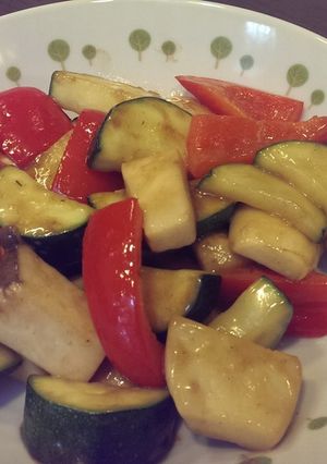 夏野菜のマヨポン炒め-レシピのメイン写真