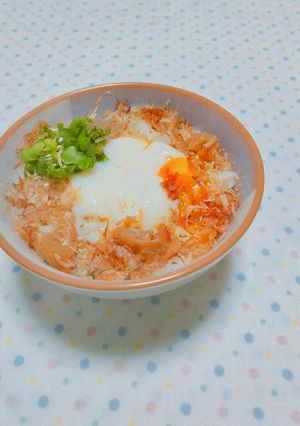 〖簡単♪和風*梅卵のせご飯〗-レシピのメイン写真