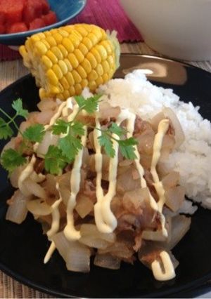玉ねぎシーチキン炒めヘルシーカフェ飯-レシピのメイン写真