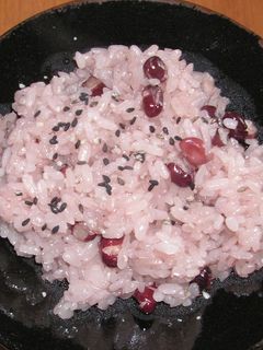 お赤飯**圧力鍋で時短&炊飯器まかせ♪-レシピのメイン写真