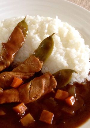 ♌️モロッコインゲンの肉巻きカレー♌️-レシピのメイン写真