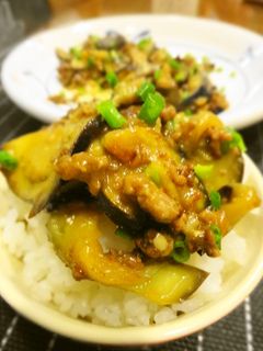 ナスの肉味噌炒め-レシピのメイン写真