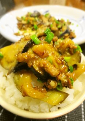 ナスの肉味噌炒め-レシピのメイン写真