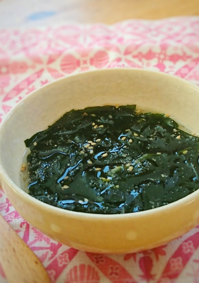 秒速！昆布茶で旨うま☆わかめスープ☆-レシピのメイン写真