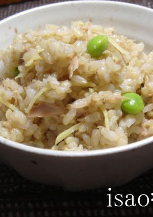 生姜でさっぱり！ツナと枝豆ご飯-レシピのメイン写真