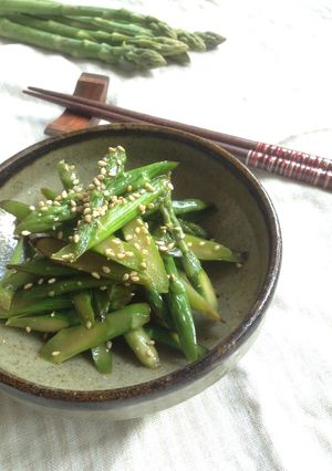 簡単♬アスパラの焼き浸し(炒め浸し？)-レシピのメイン写真