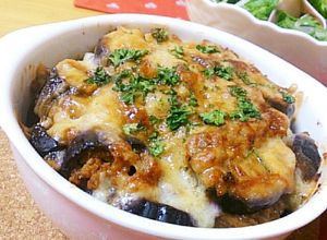 旨うま～♪とろけるナス＆ひき肉チーズ焼き-レシピのメイン写真