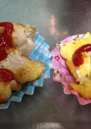 お弁当2品！鶏ピカタ、卵焼き-レシピのメイン写真