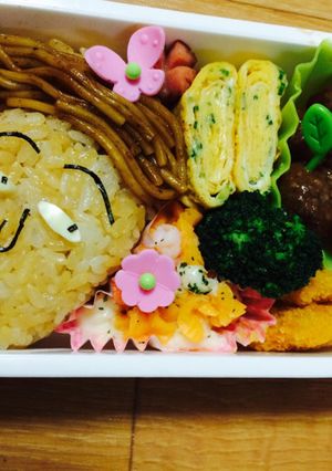 キャラ弁☆ちびまる子ちゃんの花輪くん♪-レシピのメイン写真