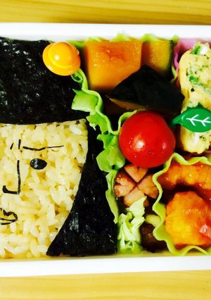 キャラ弁☆ちびまる子ちゃんの野口さん♪-レシピのメイン写真