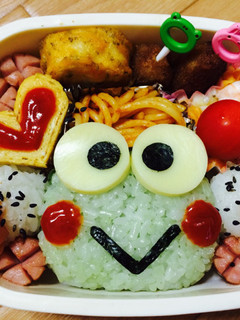 簡単キャラ弁♪ケロケロけろっぴ-レシピのメイン写真