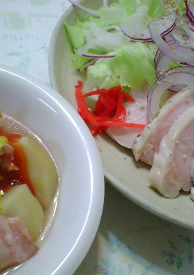 鶏はむの冷やし中華☆-レシピのメイン写真