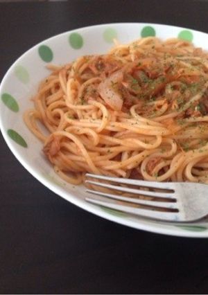 ズボラで結構！早美味！トマトツナパスタ-レシピのメイン写真