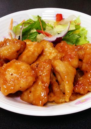 鶏胸肉とタマネギのケチャップマヨ-レシピのメイン写真