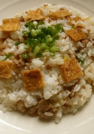 稲荷あげと豚ひき肉で簡単まぜご飯☆-レシピのメイン写真