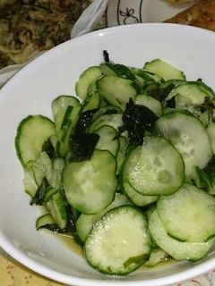 胡瓜とわかめの酢の物-レシピのメイン写真