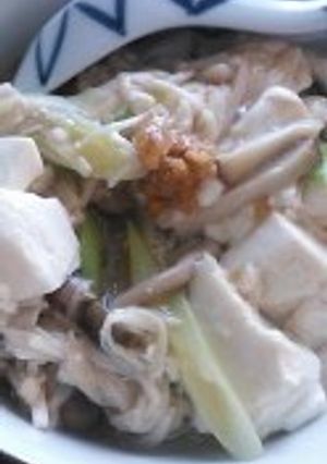 豆腐のキノコあんかけ丼-レシピのメイン写真