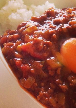 時短!簡単トマトのドライカレー!-レシピのメイン写真