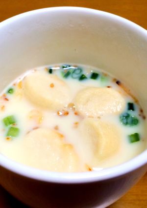 レンジで簡単豆乳スープ-レシピのメイン写真