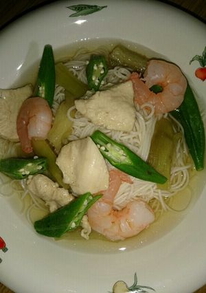 白だしで♪鶏肉と茄子の煮浸し☆そうめん-レシピのメイン写真
