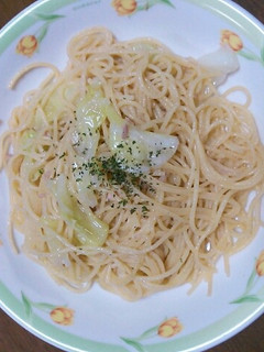 休日ランチ ツナとキャベツのオイルパスタ-レシピのメイン写真