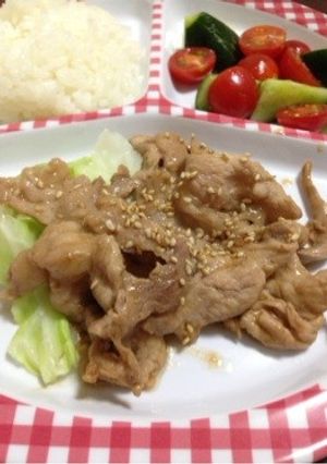 豚コマのテリヤキ＊簡単＊ランチにも-レシピのメイン写真