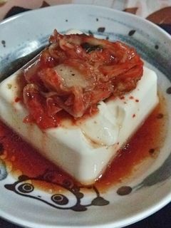 キムチ冷奴-レシピのメイン写真