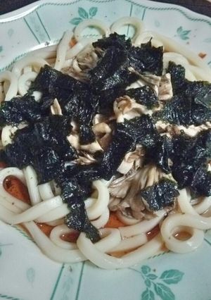 味付け海苔の冷やしうどん-レシピのメイン写真