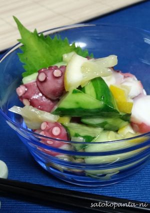 タコとキュウリのさっぱり塩レモン-レシピのメイン写真