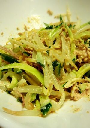 ピリ辛ごまマヨ♪もやしのサラダ-レシピのメイン写真