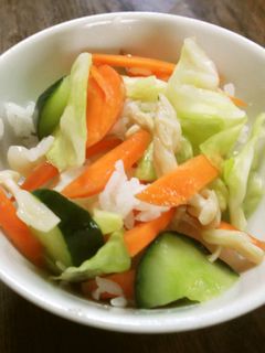 浅漬け混ぜご飯-レシピのメイン写真