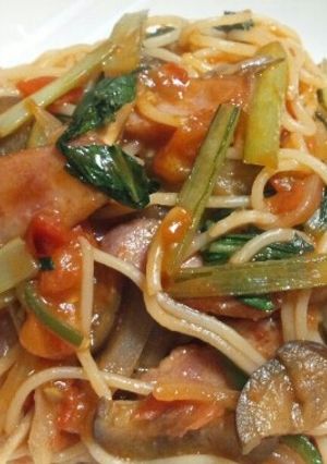 フレッシュトマト入り 簡単ナポリタン-レシピのメイン写真