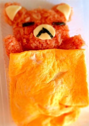 リラックマオムライス-レシピのメイン写真