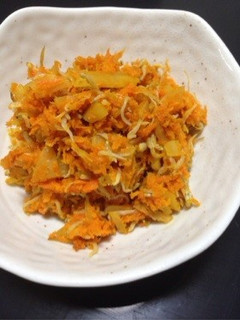 新感覚!人参おろしとしらすの炒め物-レシピのメイン写真