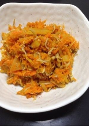 新感覚！人参おろしとしらすの炒め物-レシピのメイン写真