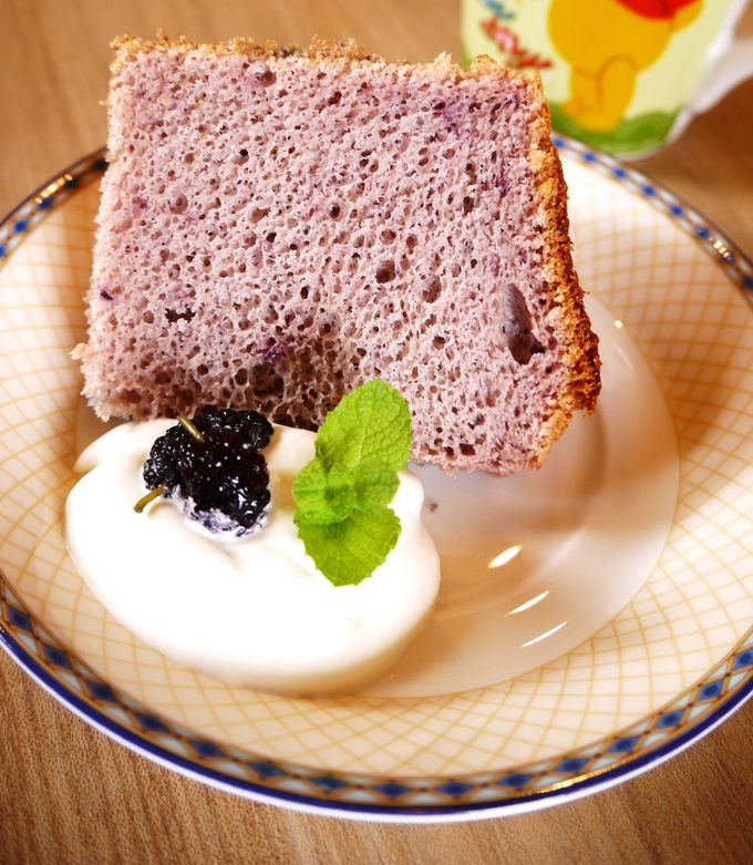桑の実のシフォンケーキ♬-レシピのメイン写真