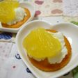 簡単カナッペ~水切りヨーグルト+柑橘~
