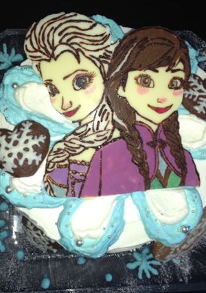 アナ雪キャラチョコ♡-レシピのメイン写真