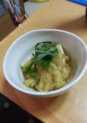 レンジで焼きナス風～青じそ風味～-レシピのメイン写真