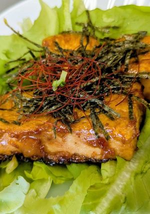 韓国風ピリ辛豆腐ステーキ-レシピのメイン写真