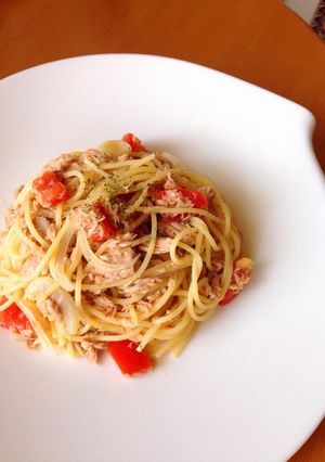 ♡絶品！ツナとトマトの冷製パスタ♡-レシピのメイン写真