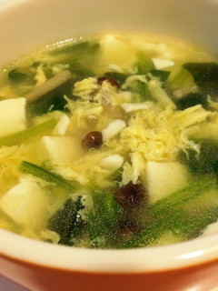 ほうれん草と豆腐の卵スープ-レシピのメイン写真