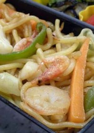 嵐相葉くんが食べていたお弁当☆海鮮焼そば-レシピのメイン写真