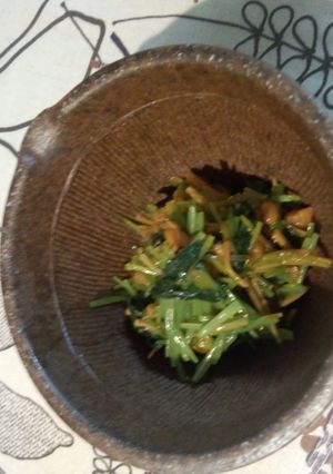 5分で簡単★ミツバとなめ茸のあえ物-レシピのメイン写真